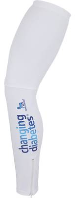 Чулки Nalini Team Novo Nordisk Changing Diabetes Light Leg Warmers (white)