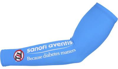Рукава De Marchi Team Sanofi Aventis TT1 Light Arm Warmers (blue)