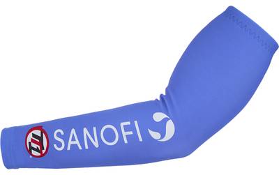Рукава De Marchi Team Sanofi TT1 R. Devo Thermal Arm Warmers (blue)