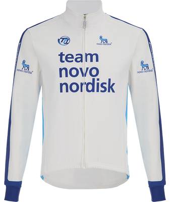 Велокуртка Nalini Team Novo Nordisk Thermo Jacket (white-blue)