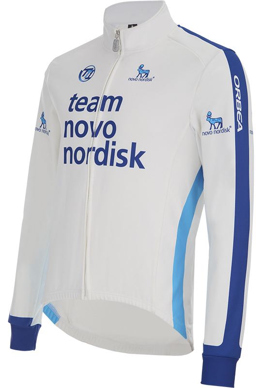 Велокуртка Nalini Team Novo Nordisk Thermo Jacket (white-blue)