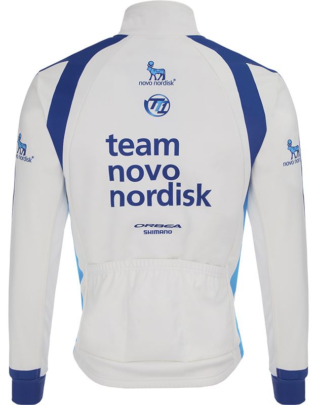 Велокуртка Nalini Team Novo Nordisk Thermo Jacket (white-blue)