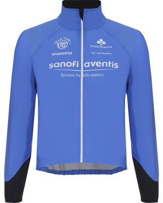 Ветровка Дождевик De Marchi Team Sanofi Aventis TT1 Rain Jacket (blue)