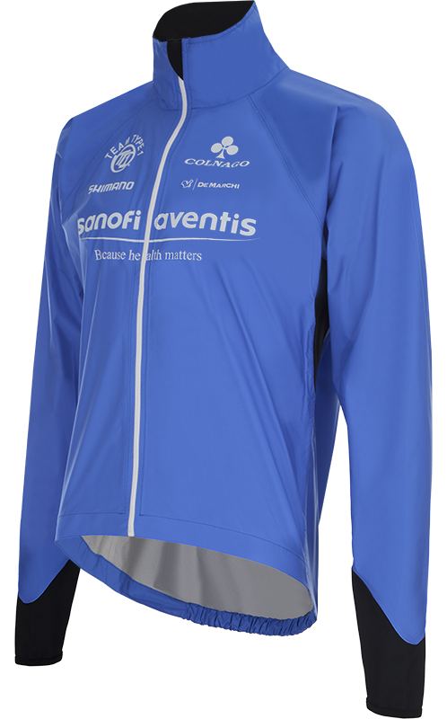 Ветровка Дождевик De Marchi Team Sanofi Aventis TT1 Rain Jacket (blue)