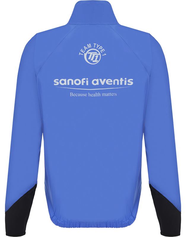 Ветровка Дождевик De Marchi Team Sanofi Aventis TT1 Rain Jacket (blue)