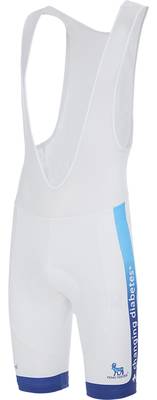 Велотрусы с лямками Nalini Team Novo Nordisk Changing Diabetes (white-blue)