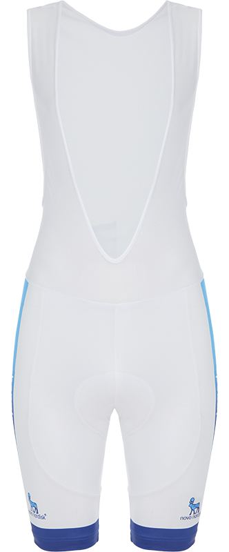 Велотрусы с лямками Nalini Team Novo Nordisk Changing Diabetes (white-blue)