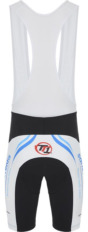 Велотрусы с лямками De Marchi Team Sanofi Aventis TT1 Elite (black)