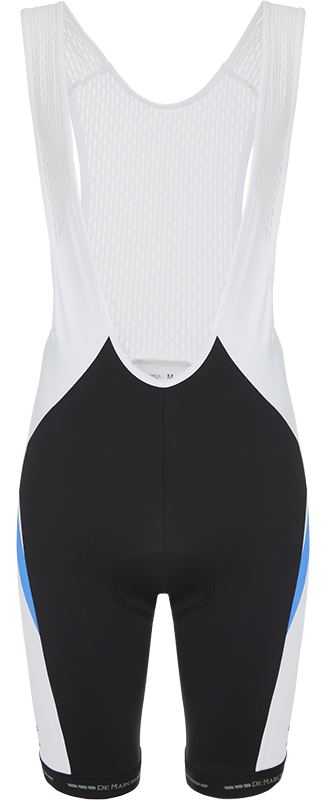 Велотрусы с лямками De Marchi Team Sanofi Aventis TT1 (black-white-blue)