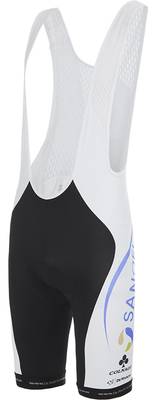 Велотрусы с лямками De Marchi Team Sanofi TT1 (black-white-blue)