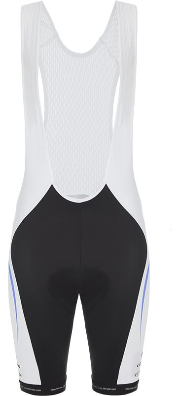 Велотрусы с лямками De Marchi Team Sanofi TT1 (black-white-blue)