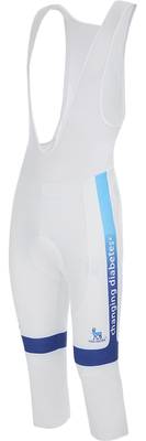 Бриджи 3/4 с лямками Nalini Team Novo Nordisk Changing Diabetes Thermo (white-blue)