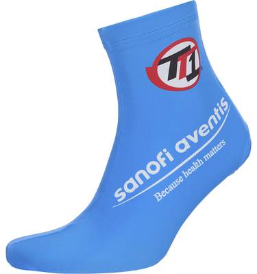 Бахилы обтекатели De Marchi Team Sanofi Aventis TT1 Shoe Covers (blue)